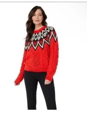 Lucky Brand Fair Isle Sweater XS
